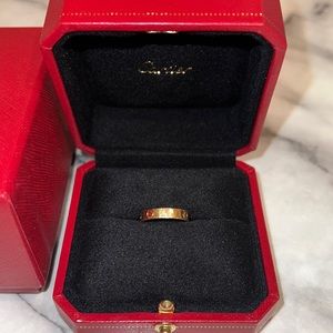 Cartier love wedding band